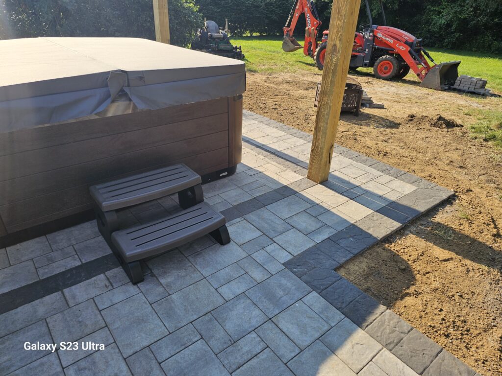 NJ paver installation