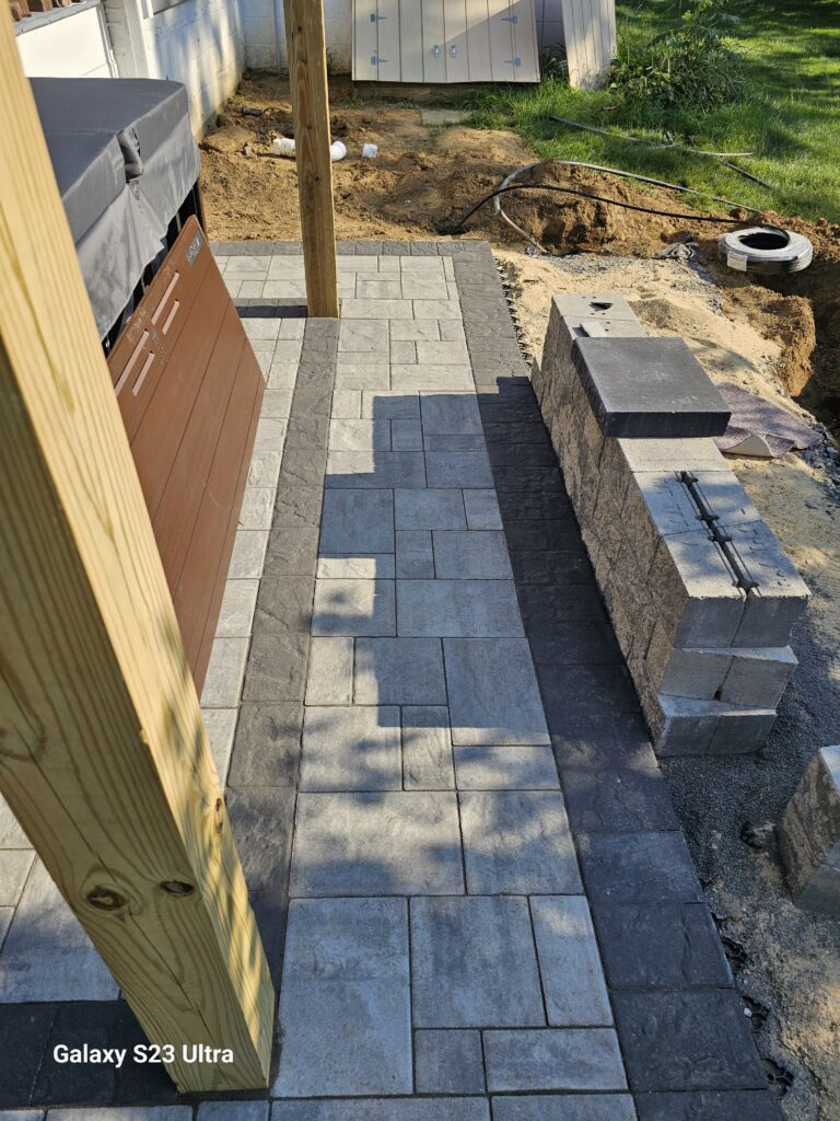 NJ paver installation