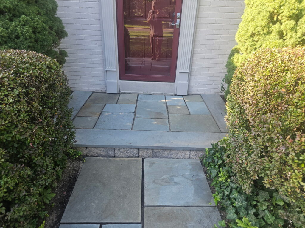 Yardley blue stone walk after rejuvenation