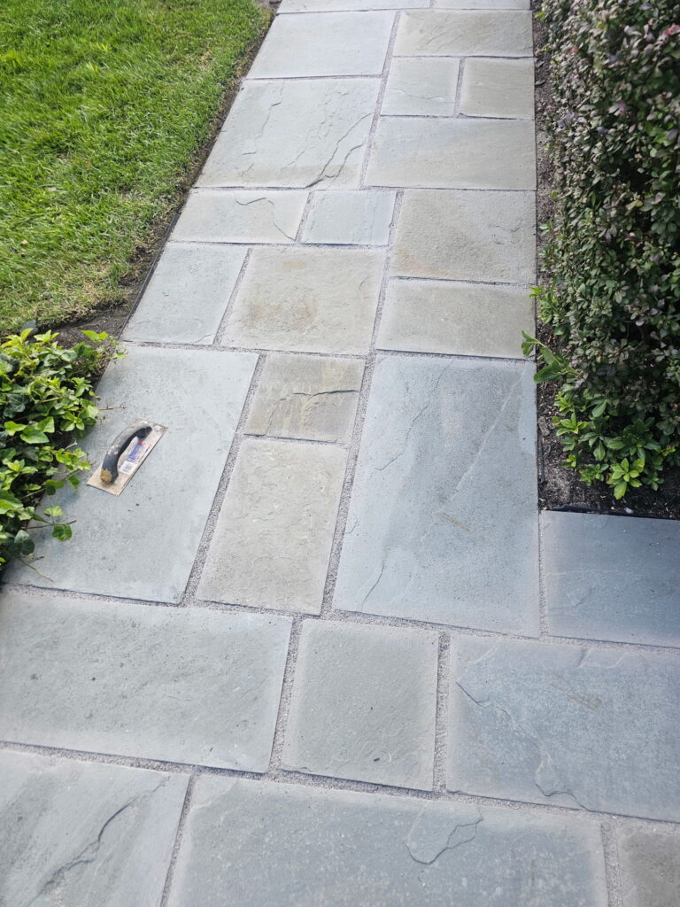 Yardley blue stone walk after rejuvenation