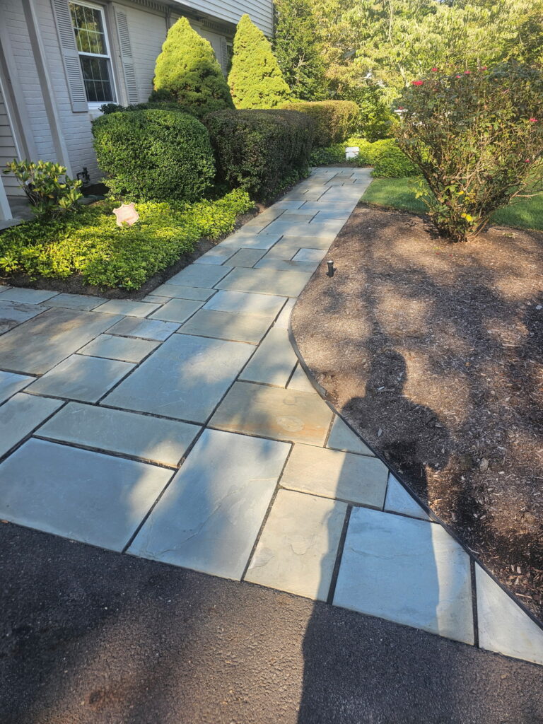 Yardley blue stone walk after rejuvenation