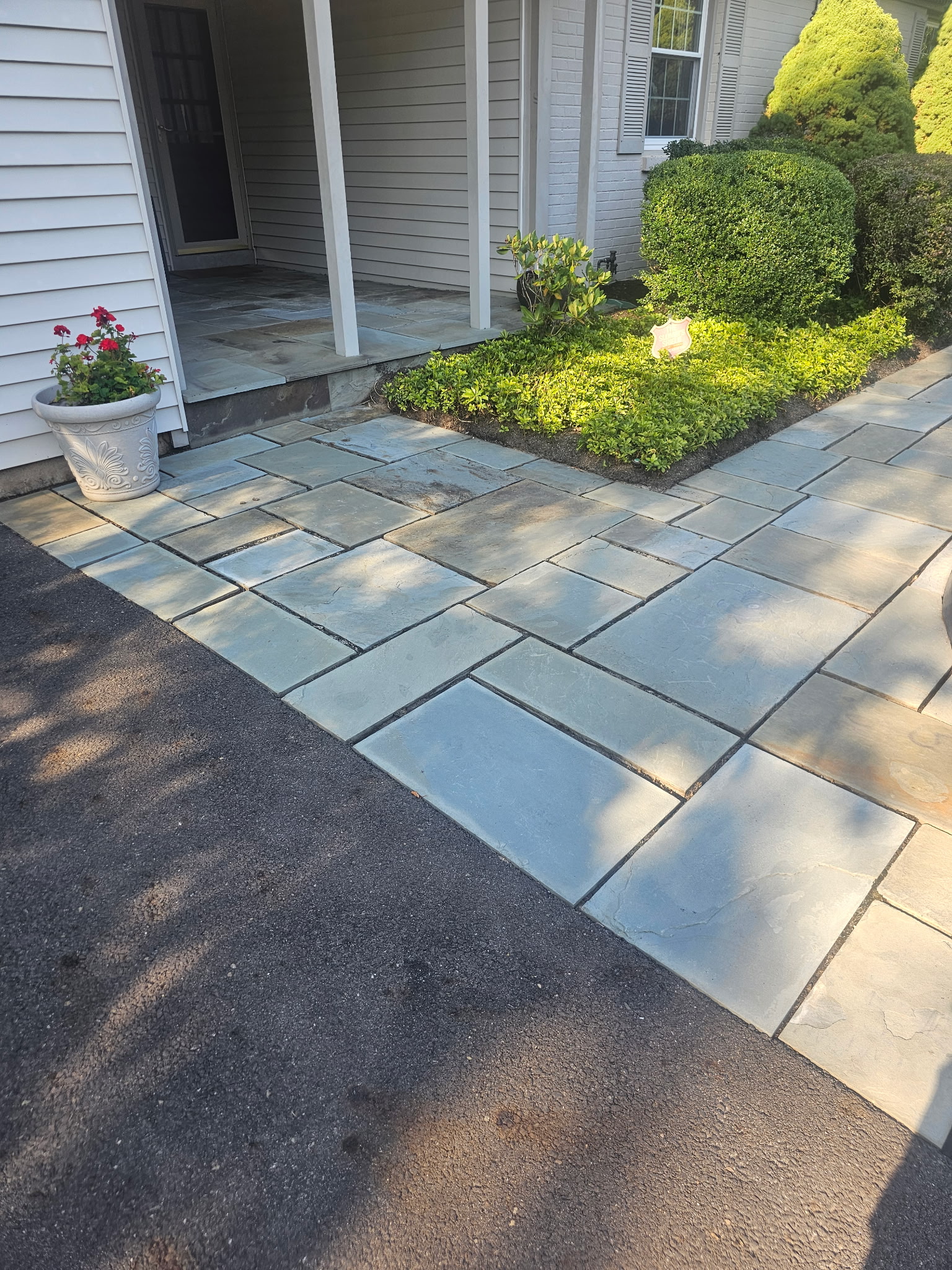 Yardley blue stone walk after rejuvenation